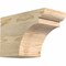 Ekena Millwork Yorktown Rough Sawn Rafter Tail, Douglas Fir, 6"W x 8"H x 12"L RFT06X08X12YOR00RDF - alternate 1